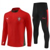 Portugal Training Sweatshirts Quarter-zip 2025-26 Rote Für Herren
